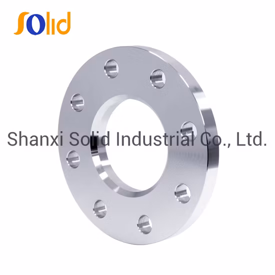 OEM profissional por atacado BS, ANSI, JIS, DIN Aço inoxidável 304L Aço carbono A105 Pescoço de soldagem forjado 150lbs Flanges forjadas com rosca Preço de fábrica